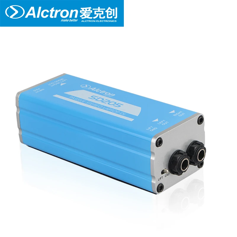 Alctron SD205 пассивная прямая коробка стерео ди-бокс преобразователь