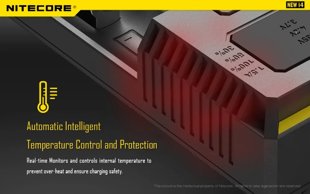 Vapcell 4 шт. INR 21700 4500mAh 20A литий-ионная аккумуляторная батарея с Nitecore I4 Digi зарядное устройство lcd интеллектуальное для дыма E-CIG