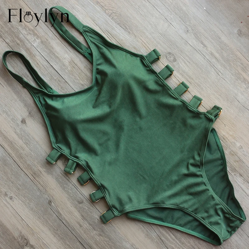 Floylyn цельный купальный костюм 2017 сексуальный женский для плавания Винтажная