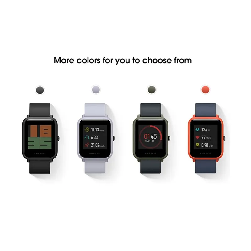 Huami AMAZFIT A1608 Bip Смарт-часы международная версия gps ГЛОНАСС Смарт-часы с монитором сердечного ритма/сна IP68