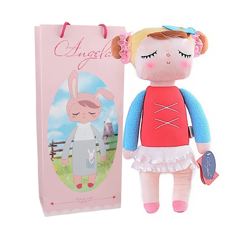 2box 13 дюймов плюшевый чучело мультфильм детские игрушки для девочек детский подарок на день рождения Рождество Каваи ангел кролик кукла Metoo - Цвет: 2box