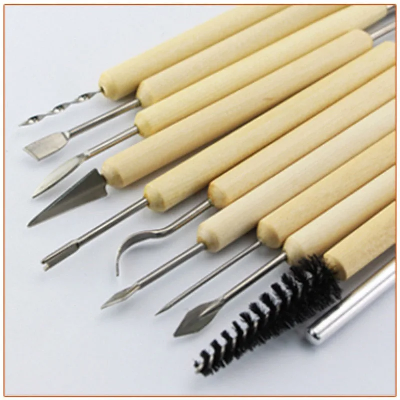 31 шт. набор инструментов для моделирования и резьбы из глины Fimo керамика