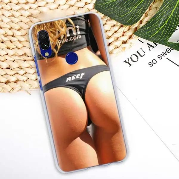 01 Сексуальное нижнее белье бикини для женщин и девушек чехол для Xiaomi Redmi 7 6 6A 5 Plus 5A Note 5 6 7 Pro 4X S2 GO Pocophone F1 чехол - Цвет: 01