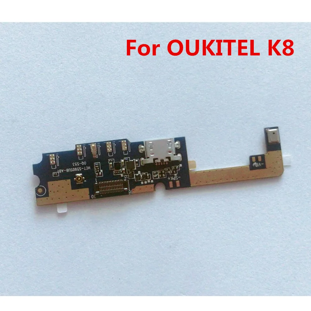 Для Oukitel K8 новая оригинальная плата зарядного устройства с usb разъемом ремонтные