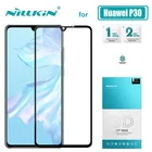 Huawei P30 стекло Nillkin 3D CP + Max полное покрытие закаленное стекло Защита экрана 9H против царапин для Huawei P30 защитное стекло