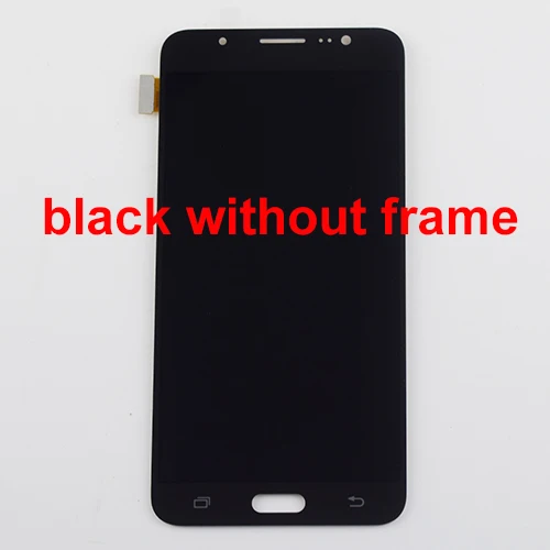 Для samsung J7 дисплей сенсорный экран дигитайзер в сборе для samsung J710F ЖК-дисплей J710 J710M J710H J710FN lcd сенсорный - Цвет: Black without frame