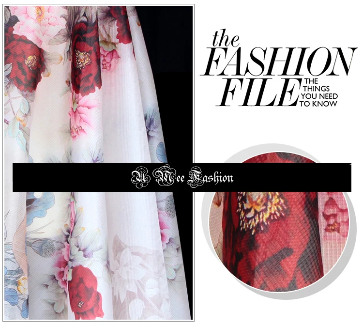 100% натуральная шелковая органза CNUM SO99 сетчатая Марля/Пион и Карп/шелковая