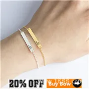 V привлечь Нержавеющая сталь bijoux роковой золото Цвет я сделала это Шарм себе браслет для Для женщин Модные украшения