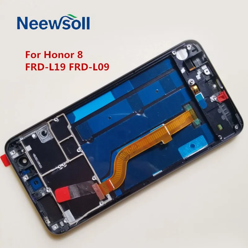 Для Huawei Honor 8 ЖК-дисплей с сенсорным экраном дигитайзер рамкой FRD-L19 FRD-L09 замена