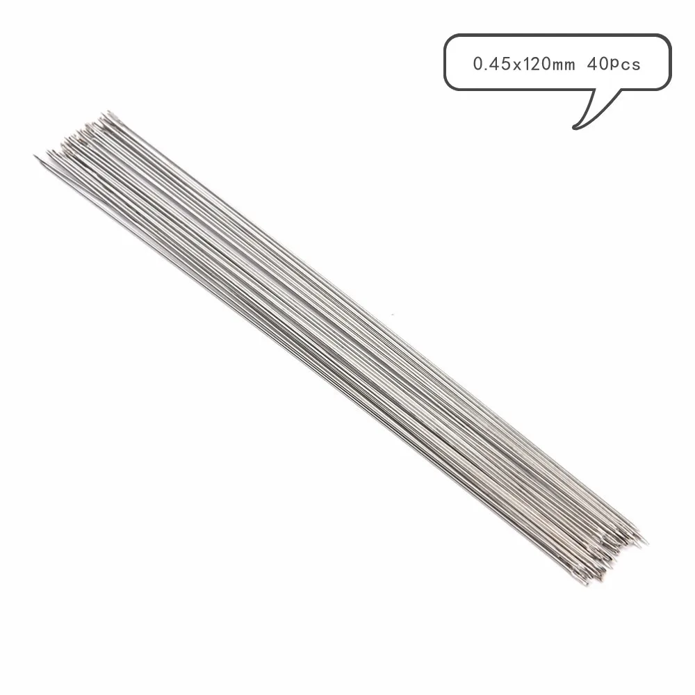 40PCS 120MM 30 шт Бисероплетение Иглы нитка шнур ювелирные изделия инструмент для изготовления изделий - Цвет: 40PCS 120MM