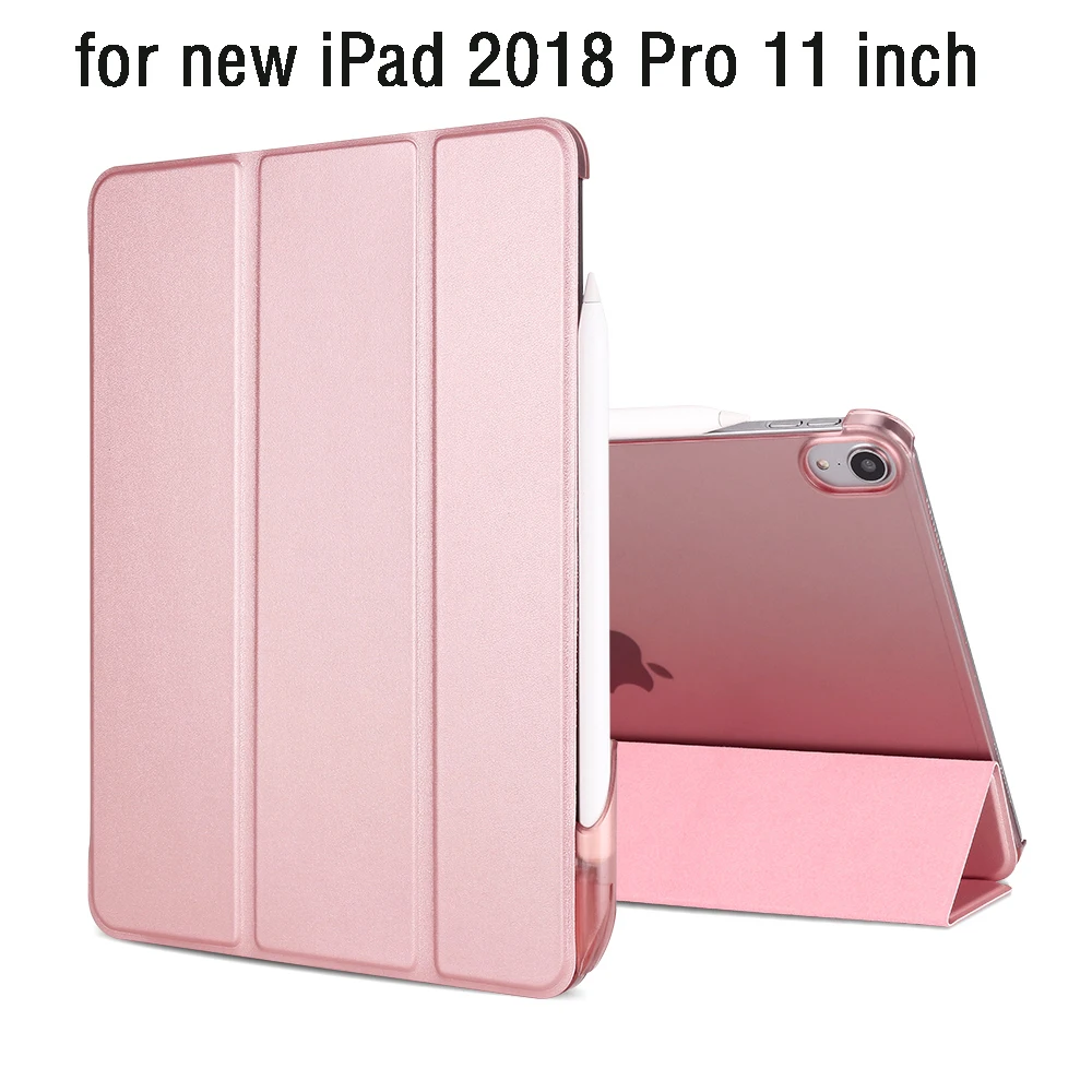 Чехол Funda для iPad Pro 11 2018 с держателем карандашом умный чехол из искусственной кожи