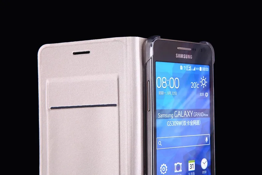 Для samsung Galaxy Grand Prime G530 G530F G530H G531H G531F тонкий откидной Чехол-кошелек кожаный чехол с держателем карты чехол для телефона