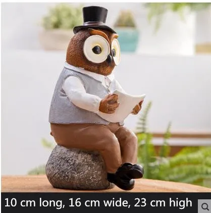 

Character owl crafts ornaments, home desktop decorations, small furnishings