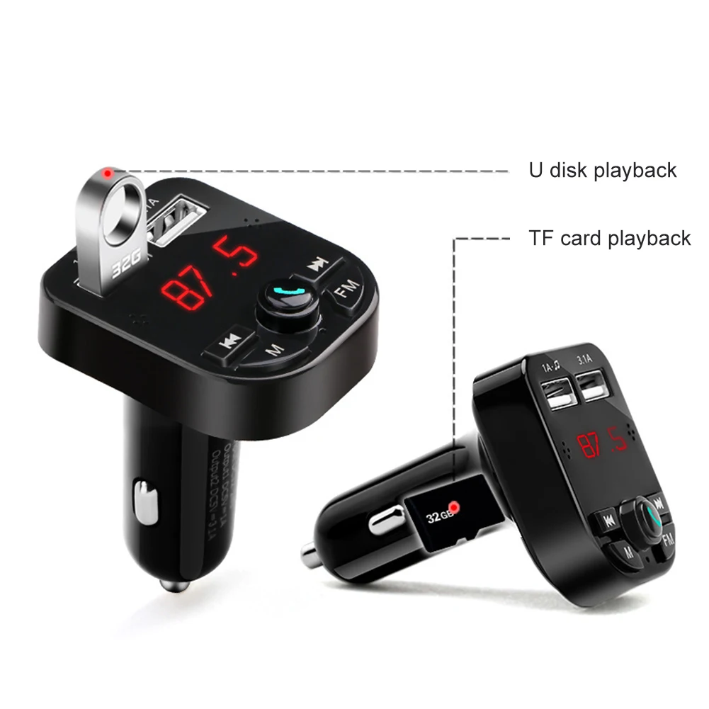 Автомобильный MP3-плеер Bluetooth Hands-Free P3 поставляет прикуриватель автомобильное зарядное устройство Pl Автомобильный приемник