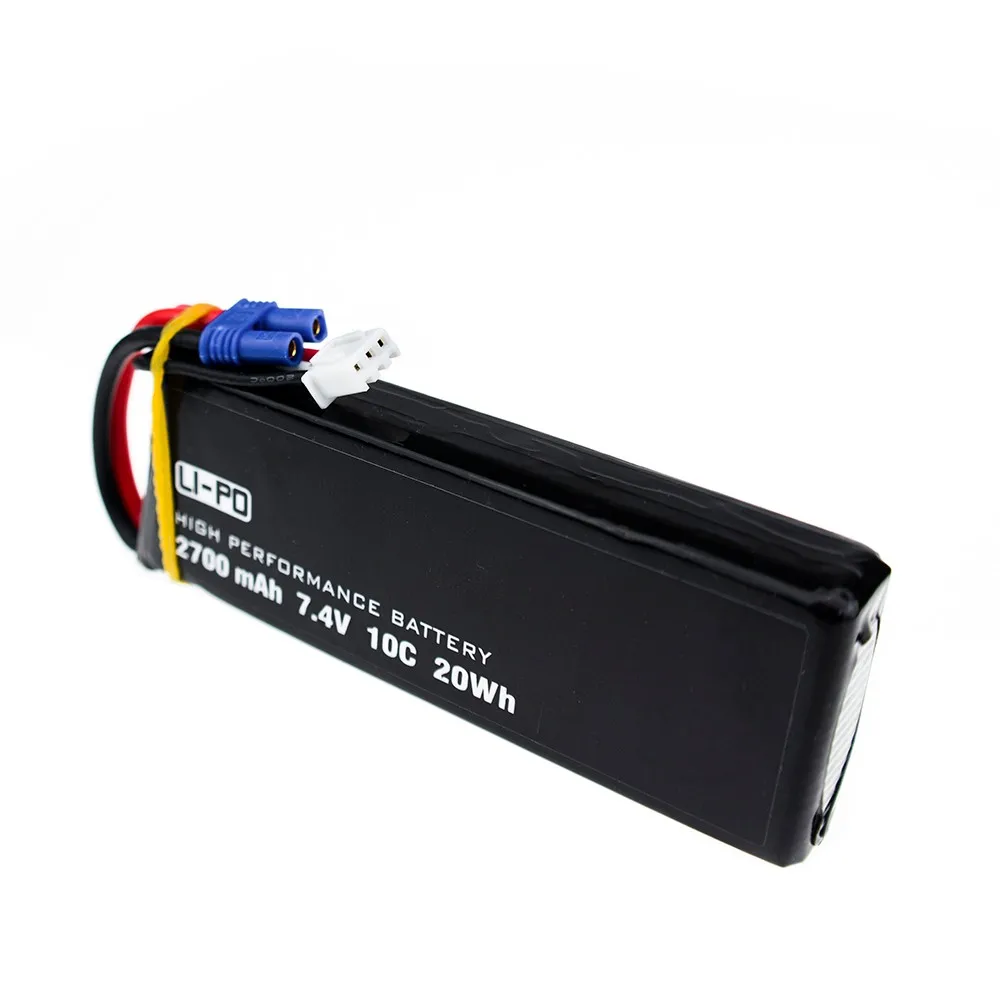 3 шт. Hubsan H501S X4 Радиоуправляемый Дрон 7 4 В Lipo Batteria 2700 мАч 10C 20Wh аккумуляторная