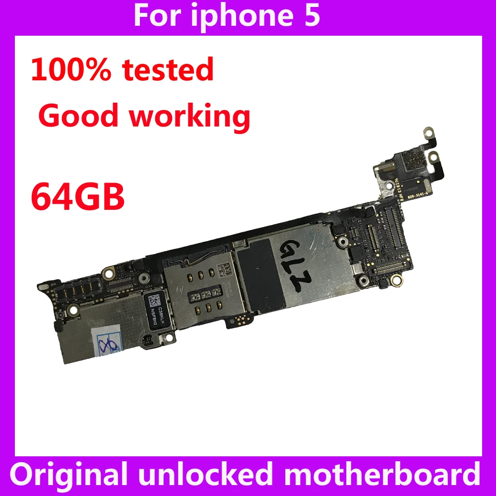 Материнская плата для iphone 5 разблокированная 64 ГБ iCloud оригинальная системная IOS