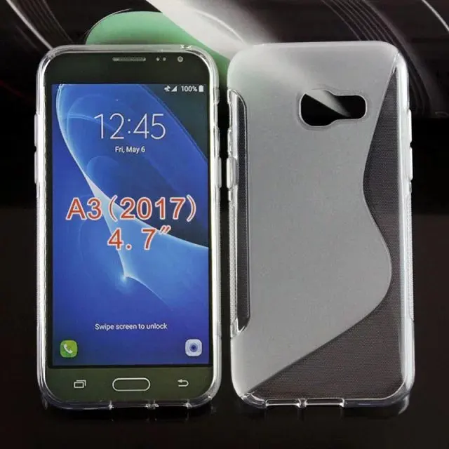 50 шт./лот бесплатная доставка мягкий TPU гелевый Чехол для Samsung Galaxy S8 Plus A3 A5 A7 2017 A320