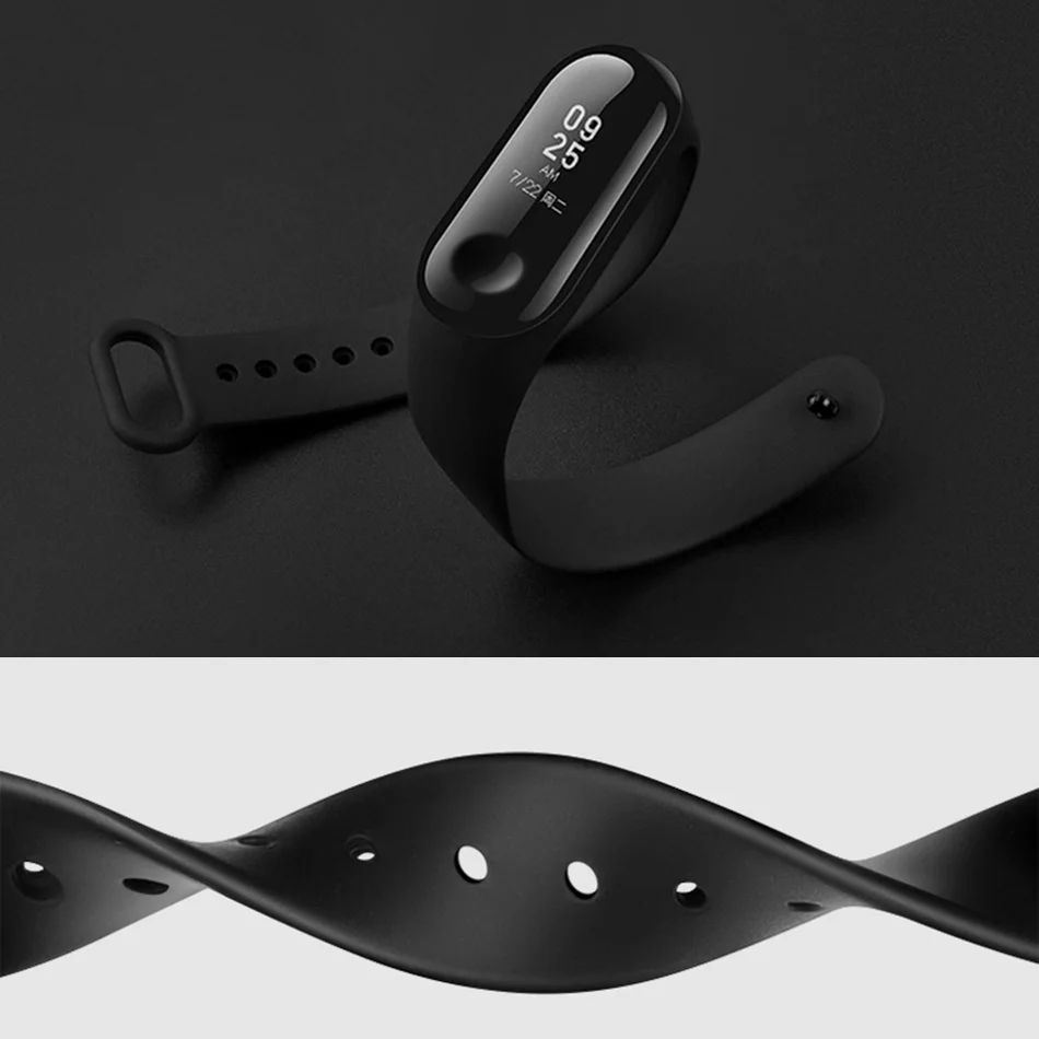 10 шт. силиконовые ремешки для браслета Xiaomi Mi Band 3|Смарт-аксессуары| |