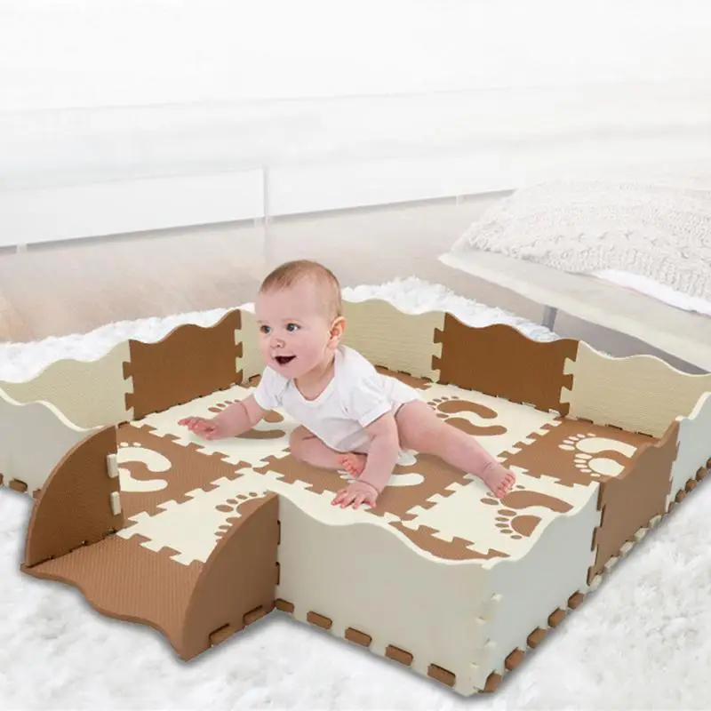 Мультяшный ковер с животным рисунком Eva пена головоломка материя дети пол