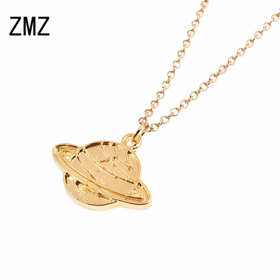 ZMZ 10pcs/lot 2018 Europe/US fashion planet pendant cute astronomy universe necklace gift for mom/friend party jewelry | Украшения и