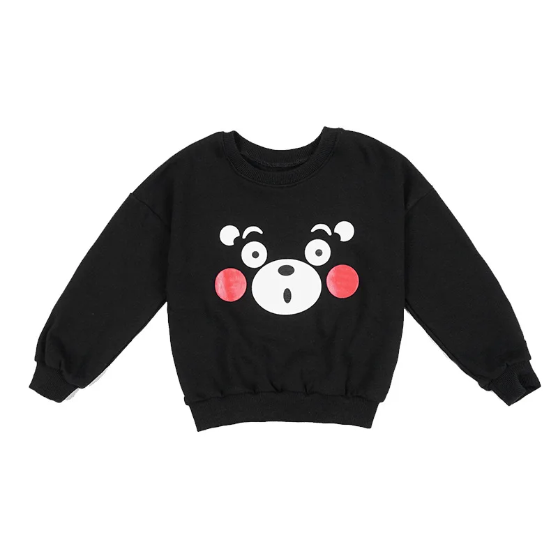 Рубашки с медведем для мамы и сына одежда толстовки длинными рукавами одинаковые