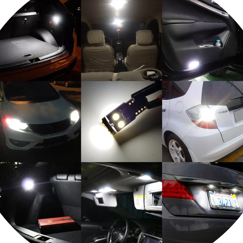 2 шт. без Ошибок T10 W5W светодиодный Canbus лампы для VW Volkswagen Passat B6 B7 Golf 4 MK4 3030 светильник