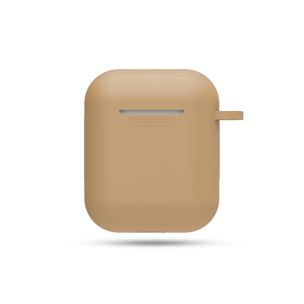Milk tea Чехол для наушников Apple AirPods чехол для настоящих беспроводных Bluetooth наушников Air Pods чехол Защитный AirPod аксессуары - Цвет: Milk tea