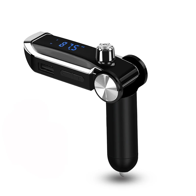 Rylybons Aux Bluetooth fm-передатчик комплект громкой связи автомобильный беспроводной MP3