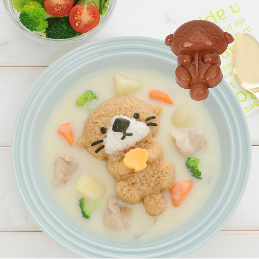 

NICEYARD 5/1Pcs Marine Rice Ball Mold Shell Crab Seal Cute Cartoon Sushi Mould Vegetarian Food Bento Gadget Kitchen Accessories
