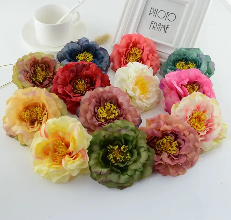 Искусственные цветы для дома свадьбы украшение автомобиля букет невесты Ручной