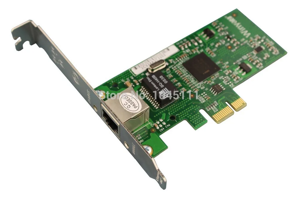 Сетевой адаптер Winyao WY573T PCI E X1 RJ45 Gigabit LAN Ethernet NIC для настольного компьютера intel82573 1000