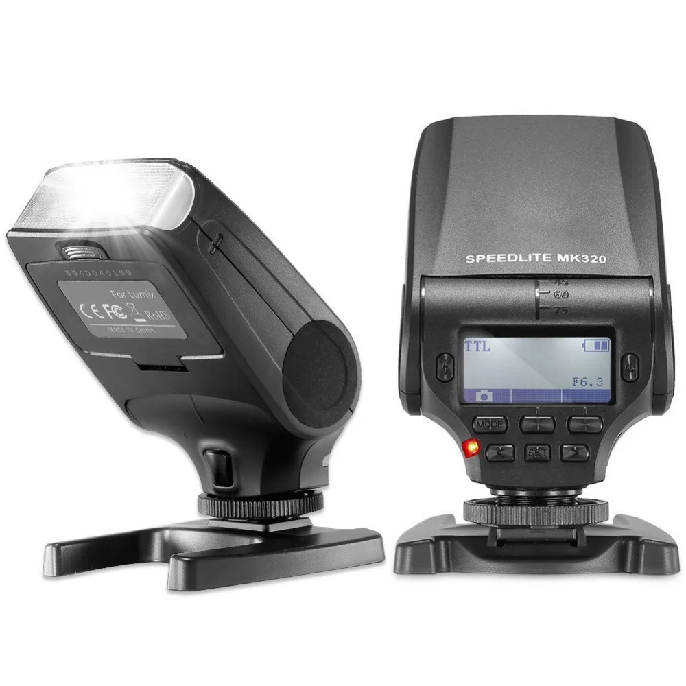 Neewer NW320 ttl ЖК дисплей Дисплей Вспышка Speedlite для цифрового фотоаппарата Panasonic Lumix DMC