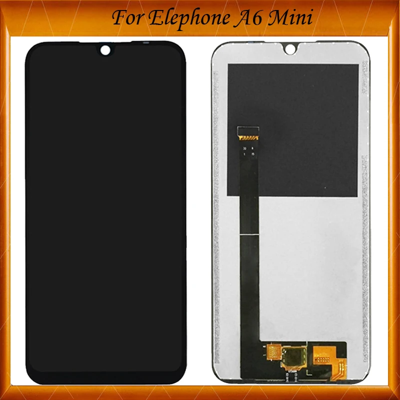 Черный для Elephone A6 Мини ЖК дисплей + кодирующий преобразователь сенсорного экрана