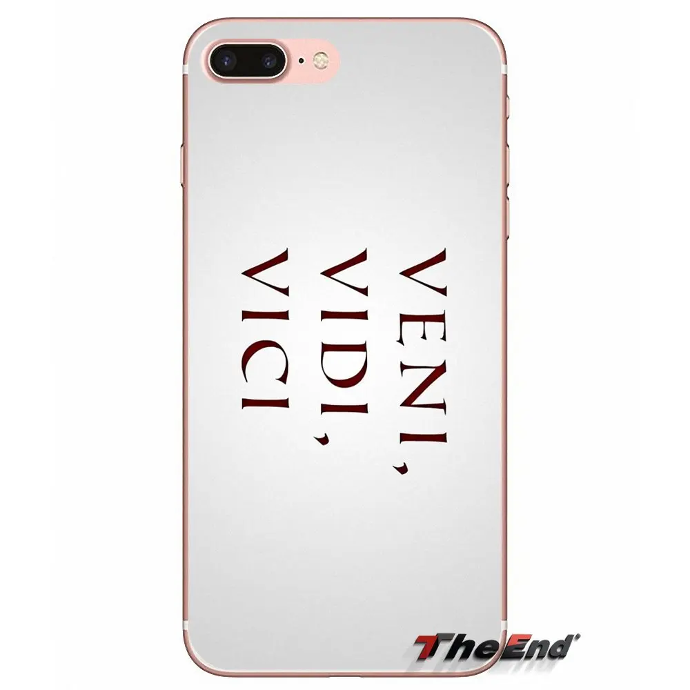 Чехол для Huawei G7 G8 Ascend P7 P8 P9 Lite Honor 4C 5X 5C 6X Mate 7 8 9 Y3 Y5 Y6 II Pro Veni Vidi Vici I Come saw conqure |