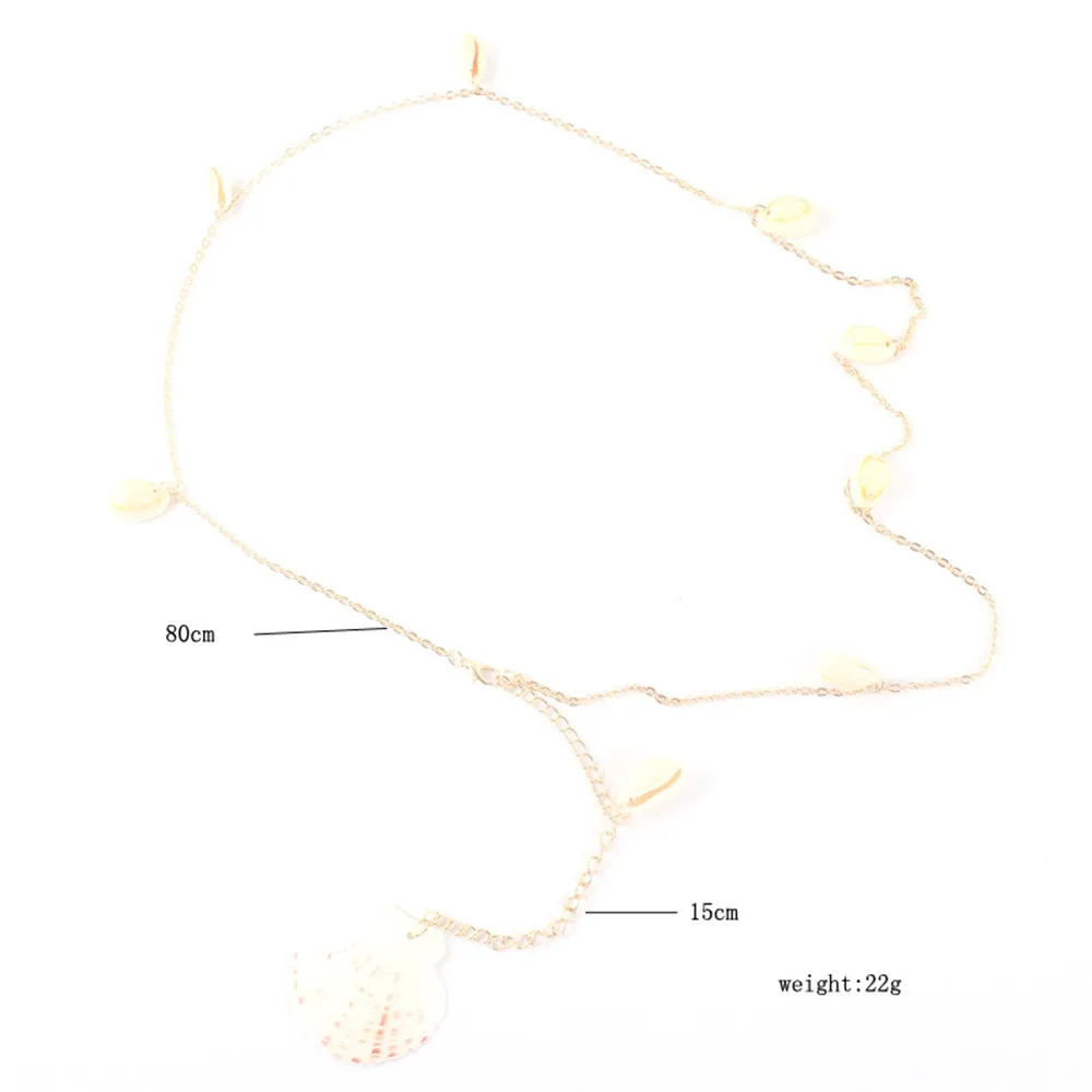 MLING богемные оболочки гребешок цепь тела пляж Резорт Талия цепочка на талию для