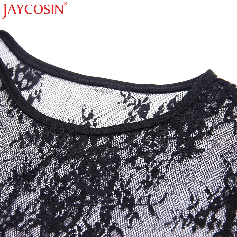 Женское платье JAYCOSIN модное повседневное длинное черное пляжное с коротким