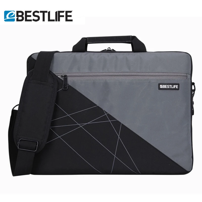 BBC-3002-1G-15.6 BESTLIFE портфели/Aktentasche обувь для мальчиков девочек лоскутное холст ноутбук сумки на плечо бизнес сумки для планшетов сумка carteras - Цвет: BBC-3002-1G-15.6
