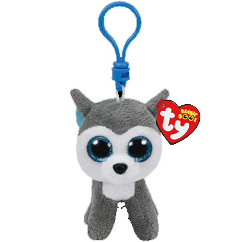 Ty большие глаза Плюшевые хаски кукла для ключей игрушка с биркой|beanie boos big eyes|ty beanie
