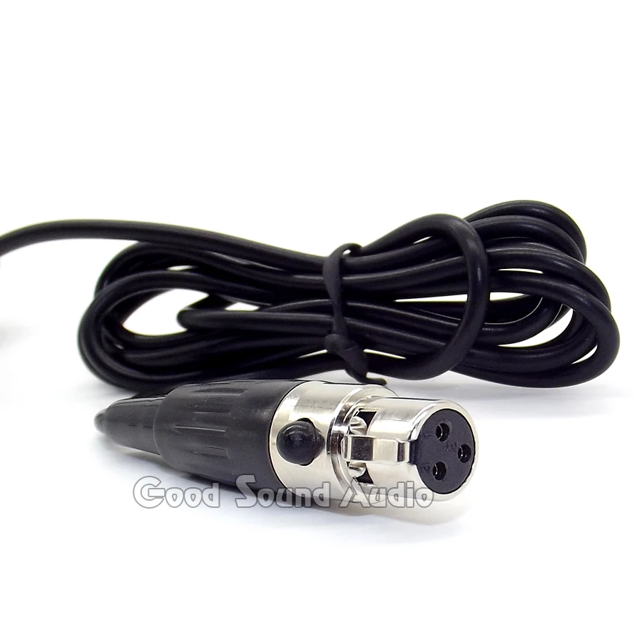 Мини XLR 3 Pin TA3F Plug Earhook головная гарнитура микрофон на голову повязка Микрофон Майк
