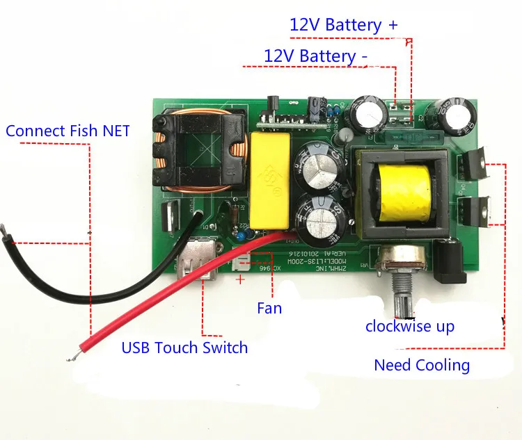 12V постоянного тока до 0-700V Батарея усилитель электронное инверторной схемы инвертор для платы головка монтажная плата 2000-3000 Вт(6,8