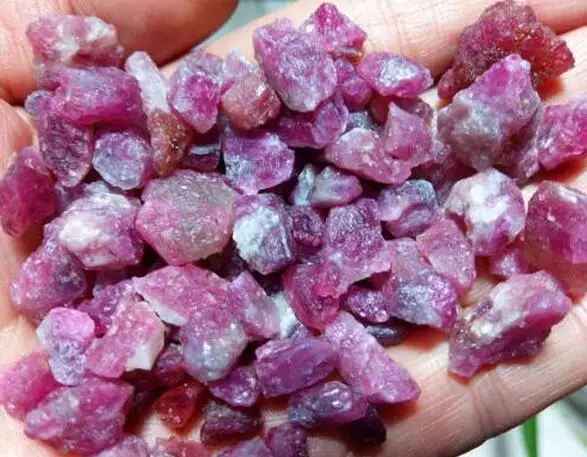 100g природный красный турмалин кристалл шероховатый камень | Дом и сад