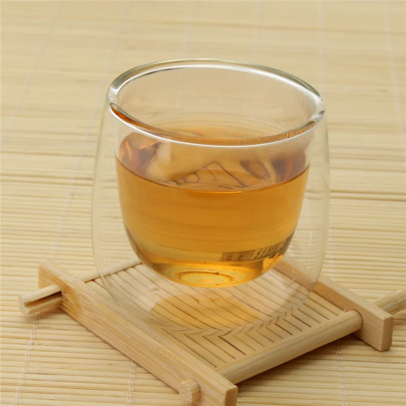 KCASA 1 шт. ясно двойной Слои изоляцией Вода Кофе Стекло Кубок теплоизоляция