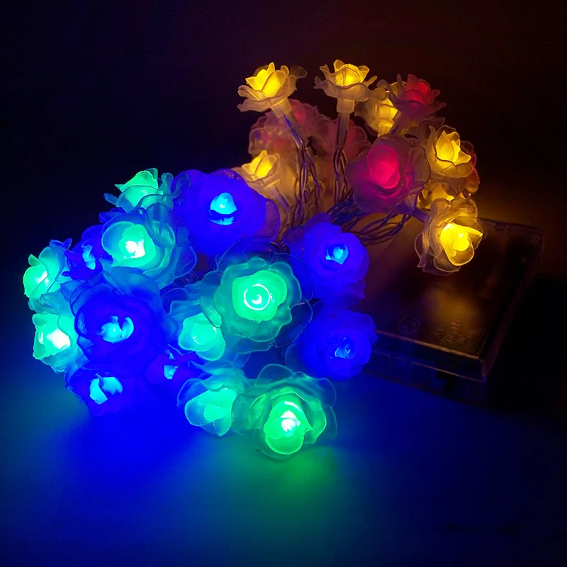 Feimefeiyou 2 м 20led батарея коробка розовый светильник гирлянда для рождества Xmax