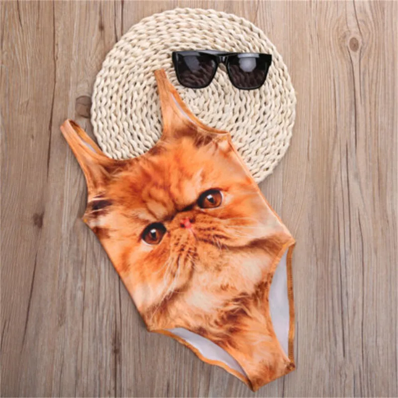 3D купальник для животных купальники девочек детский подростков новинка 2017 с