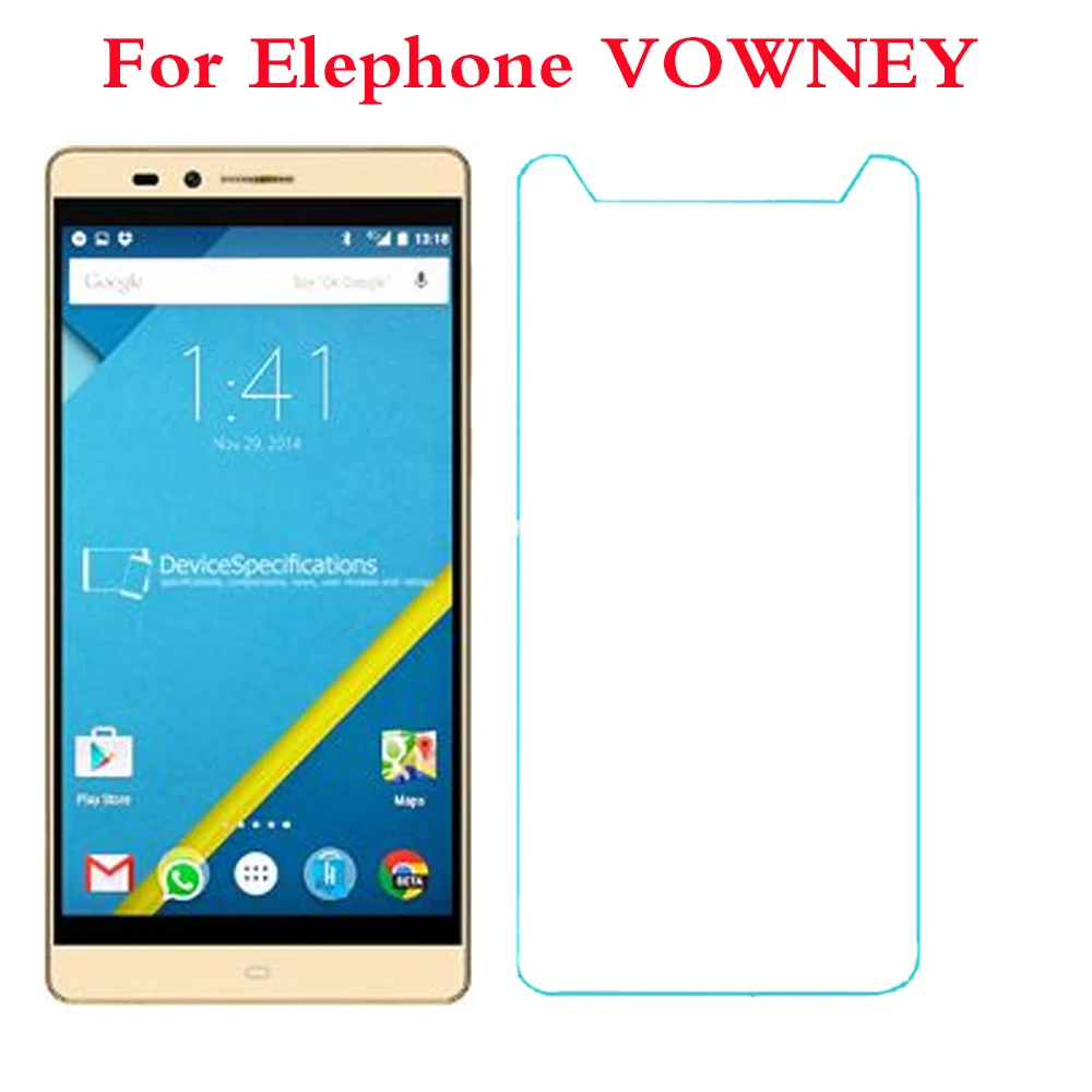 Elephone Vowney Tempered Glas защитная пленка взрывозащищенные Экран протектор для C1X P8000 S2