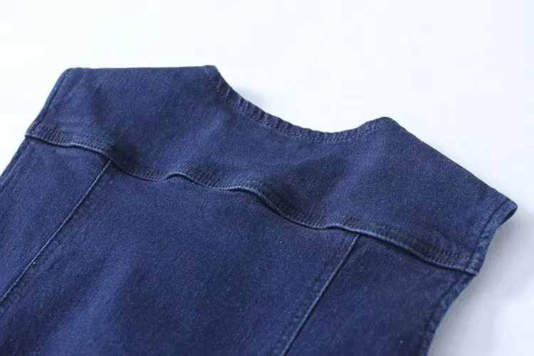 2019 новые весенние повседневные Цельные джинсовые широкие брюки Тонкий офисный