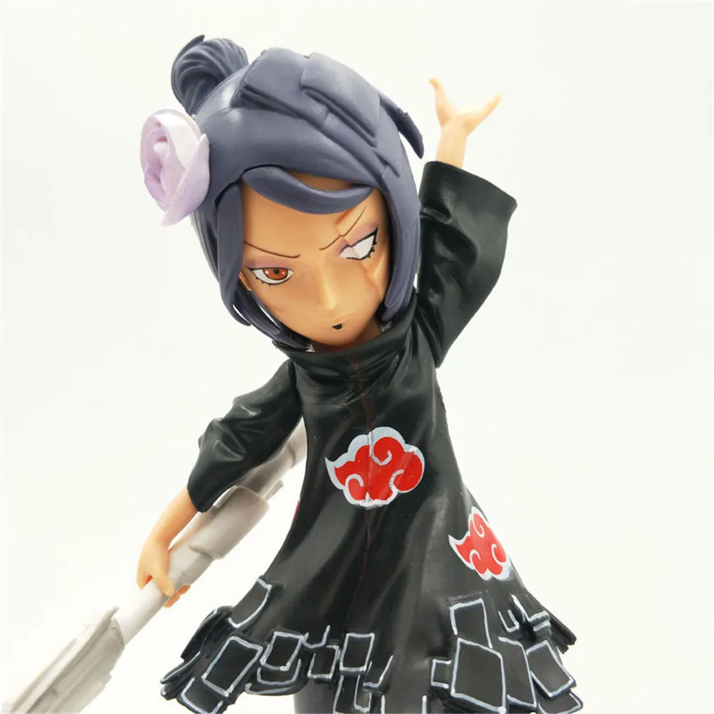 Аниме Наруто Shippuden Akatsuki Konan Battle Toys кукла экшн ПВХ фигурка коллекционное украшение