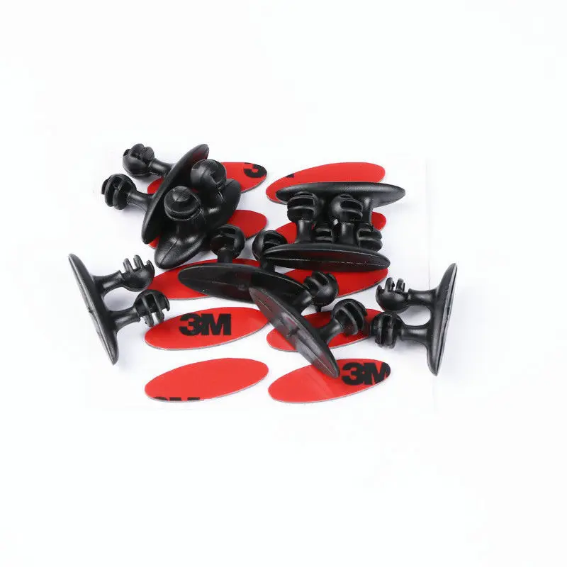 8 шт. автомобильный зажим для галстука фиксатор наклейка органайзер vw golf 6 audi a1 ford