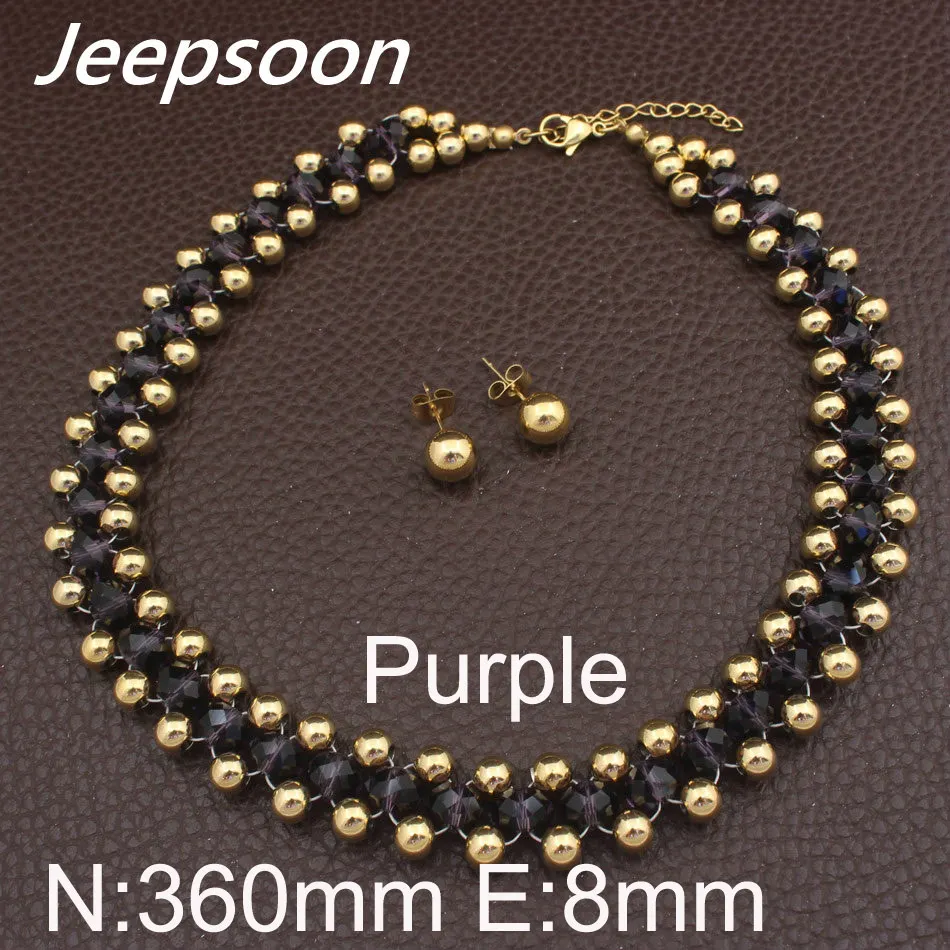 Новейшая Оптовая продажа модное ожерелье из нержавеющей стали и Серьги