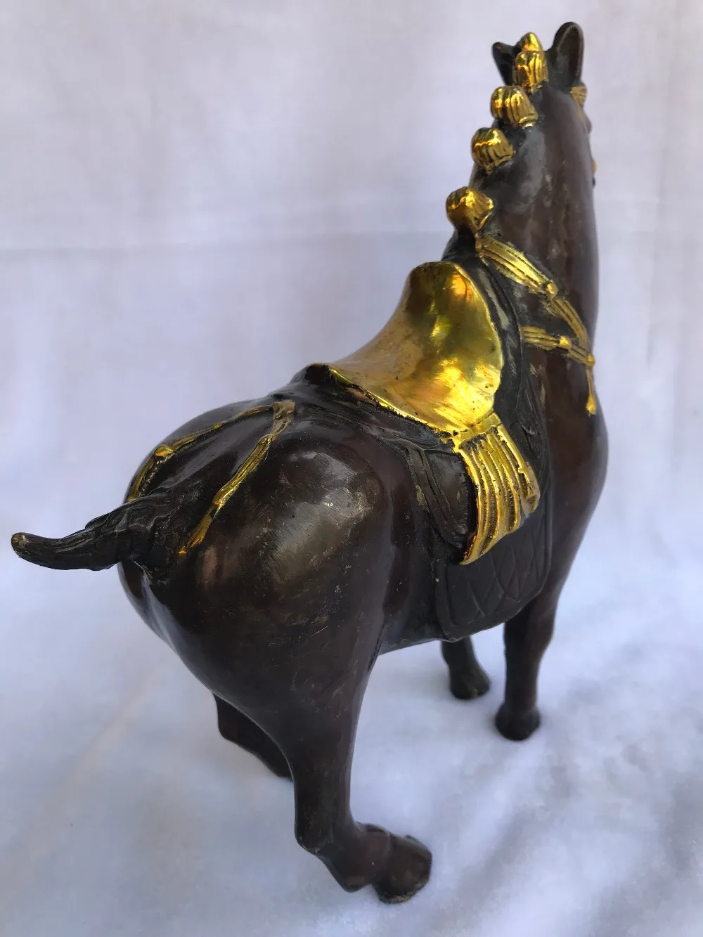 Медные изделия ручной работы с китайскими особенностями статуи лошади фэн-шуй |